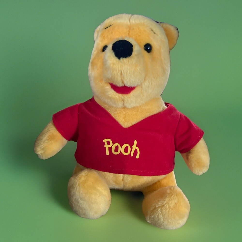 Winnie The Pooh Vintage MATTEL Disney Talking Sleeping 15" Plush Bear 1994